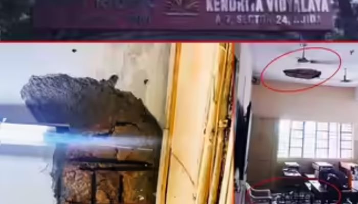 नोएडा के स्कूल में हादसा: छत का प्लास्टर गिरा, बच्चा घायल, प्रशासन ने दबाया मामला